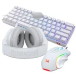 Redragon S129W Premium  3-in-1 Gaming Combo Set - White (Red Switches) - Image 3