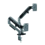 WJ Coolman Pro Spring Assisted DUAL Gaming Monitor Arm -  Black | WJ-MMOUNT-PRO-2101 - Image 2