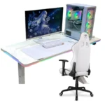 Full White Gaming Setup