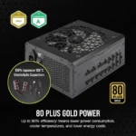 Corsair RM1200x SHIFT  ATX 3.0  | 1200 W 80+ Gold Modular PCIE 5.0 Ready  Power Supply ( Black )  | CP-9020254-UK - Image 6