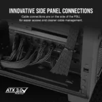 Corsair RM1200x SHIFT  ATX 3.0  | 1200 W 80+ Gold Modular PCIE 5.0 Ready  Power Supply ( Black )  | CP-9020254-UK - Image 5