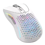 Glorious Model D 2 Wireless Optical RGB Gaming Mouse - White - Image 3