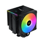 Xigmatek AK6 Digital Dual Tower CPU Cooler (ARGB, 240W TDP) - Black