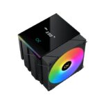 Xigmatek AK6 Digital Dual Tower CPU Cooler (ARGB, 240W TDP) - Black - Image 3