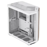 APNX V1 Dual-Chamber Mid-Tower ATX Gaming Case - White/Wood - Image 4