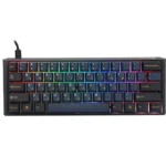 Ducky One 3 Pro Nazca Line Cherry MX2A Red Switch 60% Mechanical Gaming Keyboard - Black