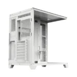 ACEGEEK Mercury R425 Mid-Tower Case with Tempered Glass 7 ARGB Fans Pre Installed - White - Image 5