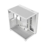 ACEGEEK Mercury R425 Mid-Tower Case with Tempered Glass 7 ARGB Fans Pre Installed - White - Image 6