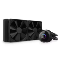 NZXT Kraken 240 AIO Cooler LCD - Black | RL-KN240-B1