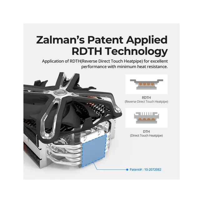 Zalman CNPS 17X 140mm  CPU Air Cooler – High-Performance Cooling - TDP 200W - Image 6