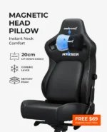 AndaSeat Kaiser 4  XL Series Premium Gaming Chair- Premium PVC Leather - Black ( 181 - 210 CM / 80-180KG ) - Image 10