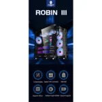 WJ Coolman ROBIN III ATX Gaming Case With 7 ARGB Fans - Pink | WJ-CM-ROBINIII-Pink - Image 8