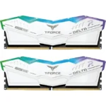 64GB 32x2 6000 MT/s DDR5 RAM - T-Force Delta RGB White