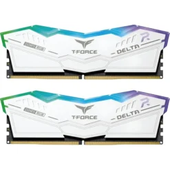 64GB 32x2 6000 MT/s DDR5 RAM - T-Force Delta RGB White
