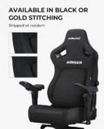 AndaSeat Kaiser 4  XL Series Premium Gaming Chair- Fabric - Black ( 181 - 210 CM / 80-180KG ) - Image 7