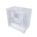 LIAN LI O11 Vision Compact Dual Chamber , Dual Top Panels Glass / Mesh  11 Fans support  - White - Image 2