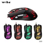 Weibo S10 RGB Gaming Mouse – Wired - Black - Image 5