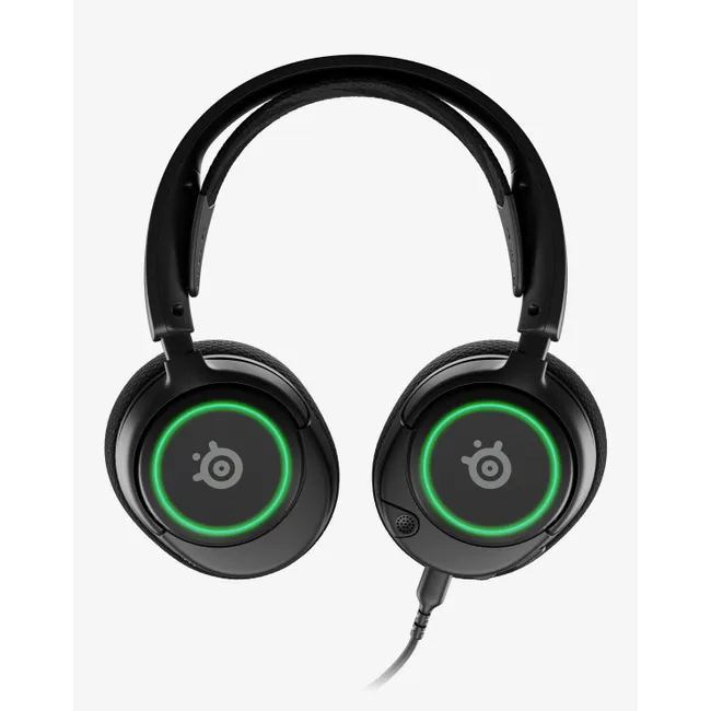 SteelSeries Arctis Nova 3 – Multi-Platform Premium Wired RGB Gaming Headset - Black - Image 5