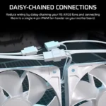 Corsair NAUTILUS 240mm ARGB Liquid CPU Cooler - White - Image 9