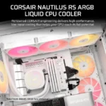 Corsair NAUTILUS 240mm ARGB Liquid CPU Cooler - White - Image 3