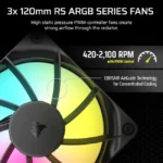Corsair NAUTILUS 360 ARGB Liquid CPU Cooler - Black - Image 5