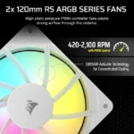 Corsair NAUTILUS 240mm ARGB Liquid CPU Cooler - White - Image 5