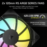 Corsair NAUTILUS 240mm ARGB Liquid CPU Cooler - Black - Image 13