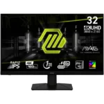MSI MAG 322UPF Gaming Monitor  ( 32" / 4K / 160 Hz / IPS/ Flat / 1ms) | 9S6-3DC79T-020