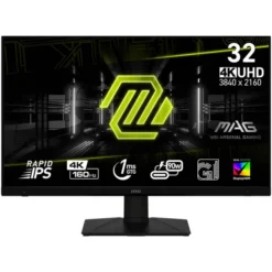 MSI MAG 322UPF Gaming Monitor  ( 32" / 4K / 160 Hz / IPS/ Flat / 1ms) | 9S6-3DC79T-020