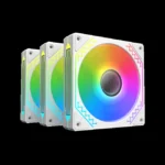 Xigmatek Starz Pro Arctic - 3 x ARGB FANS White With controller
