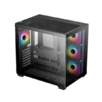 Deepcool CG530 4F Mid Tower Case 4 ARGB Fans - Black - Image 4