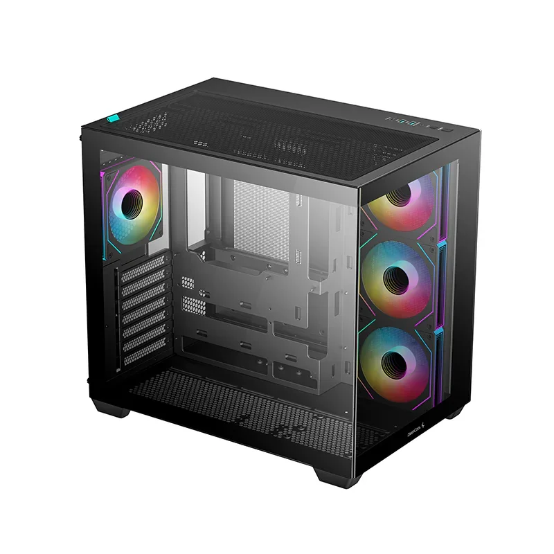 Deepcool CG530 4F Mid Tower Case 4 ARGB Fans - Black - Image 4