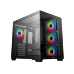 Deepcool CG530 4F Mid Tower Case 4 ARGB Fans - Black