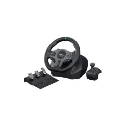 PXN V9 PC+PS4Universal Usb Car Sim 270/900 Degree Race Steering Wheel with 3- Pedals And Shifter Bundle