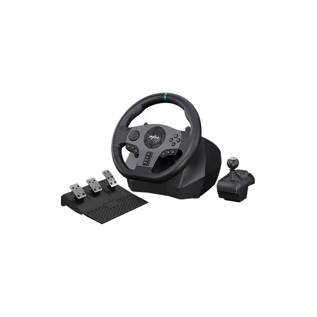 v9_0 PXN V9 PC+PS4Universal Usb Car Sim 270/900 Degree Race Steering Wheel with 3- Pedals And Shifter Bundle - Image 1