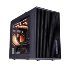 WJ COOLMAN A3 MINI ITX PC Case BLACK 3 UNI FAN BLACK - Image 3