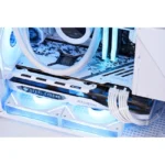 WJ COOLMAN A3 MINI ITX PC Case  3 UNI FAN WHITE - Image 6