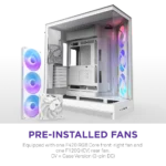 NZXT H9 Flow RGB +  ATX PC Case With ARGB fans / Controller -  White | CM-H92FW-P1 - Image 4