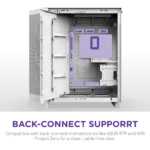NZXT H9 Flow RGB +  ATX PC Case With ARGB fans / Controller -  White | CM-H92FW-P1 - Image 9