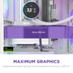 NZXT H9 Flow RGB +  ATX PC Case With ARGB fans / Controller -  White | CM-H92FW-P1 - Image 6