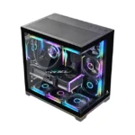 WJ Coolman Robin 2 Plus - Gaming PC Case  -ATX Mid Tower-7 ARGB Fans  - Black - Image 2