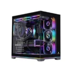 WJ Coolman Robin 2 Plus - Gaming PC Case -ATX Mid Tower-7 ARGB Fans - Black
