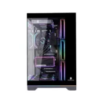 WJ Coolman Robin 2 Plus - Gaming PC Case  -ATX Mid Tower-7 ARGB Fans  - Black - Image 5
