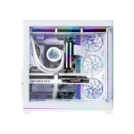 WJ Coolman Robin 2 Plus - Gaming PC Case  -ATX Mid Tower-7 ARGB Fans  - White - Image 4