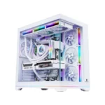 WJ Coolman Robin 2 Plus - Gaming PC Case -ATX Mid Tower-7 ARGB Fans - White