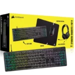 Corsair HARPOON RGB PRO Gaming Bundle 4 in 1 (K55 Core, Harpoon Pro, MM100, HS35) - Black