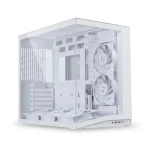 Lian Li O11 Dynamic Mini V2 PC Case ATX  Tempered Glass - White - Image 3