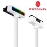 WJCOOLMAN Hydrus-24PIN Motherboard Extension Cable WHITE - Image 3