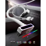 WJCOOLMAN Hydrus-24PIN Motherboard Extension Cable WHITE - Image 7
