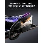 WJCOOLMAN Hydrus-24PIN Motherboard Extension Cable BLACK LEFT SIDE - Image 17